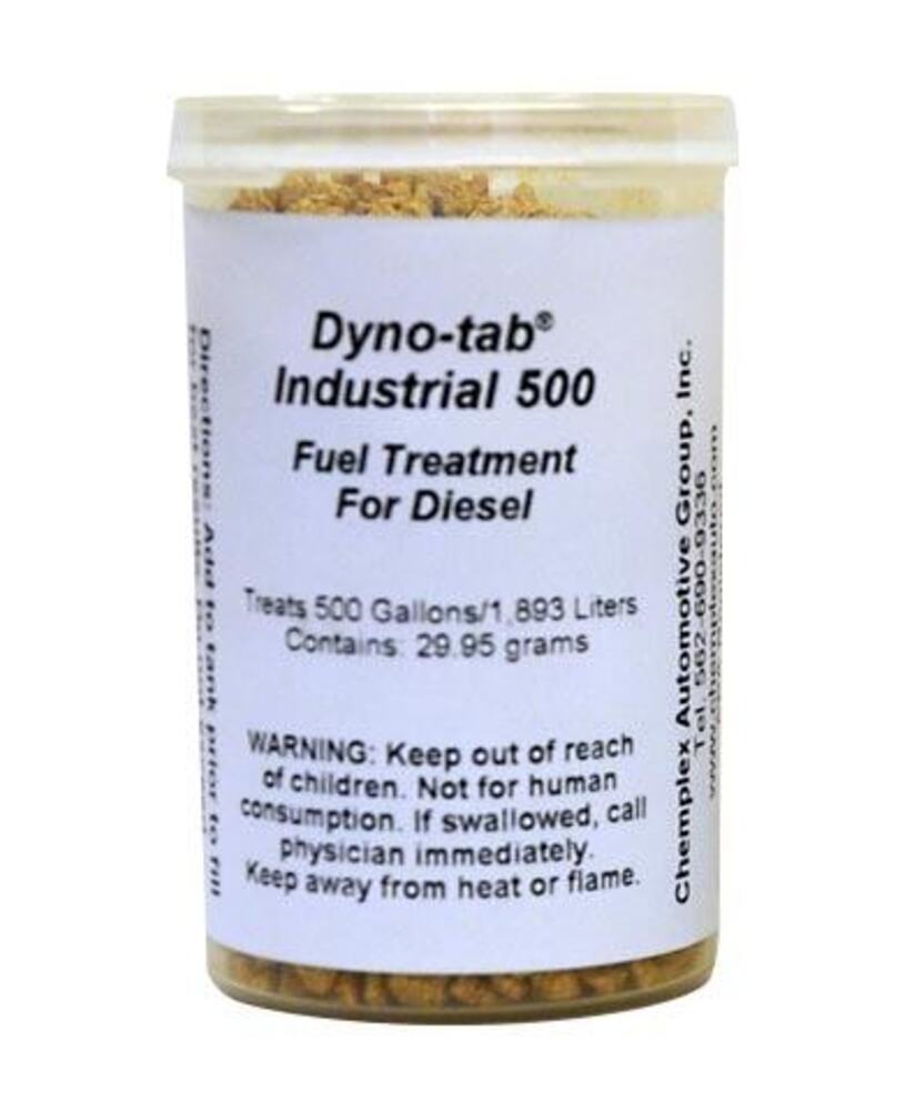 Dyno-tab® Diesel Treatment 30 gram Fleet & Industrial for DIESEL Engines ONLY, Improve Fuel Economy, Reduce Knocking & Improve Acceleration, 1 Vial Treats 1893L – 45830