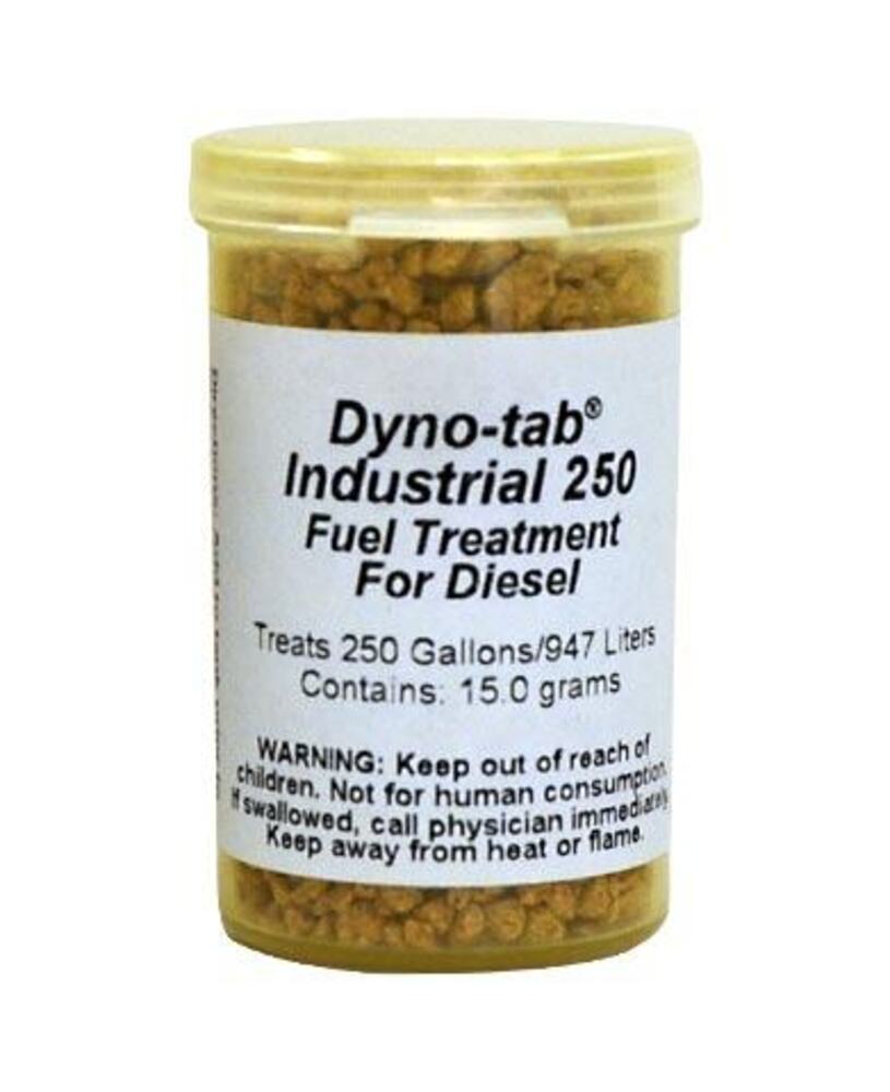 Dyno-tab® Diesel Treatment 15 gram Fleet & Industrial for DIESEL Engines ONLY, Improve Fuel Economy, Reduce Knocking & Improve Acceleration, 1 Vial Treats 947L – 45815
